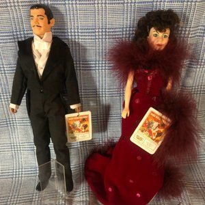 Gone with the Wind Memorabilia, Scarlet and Rhett Doll and coverlet of Scarlet